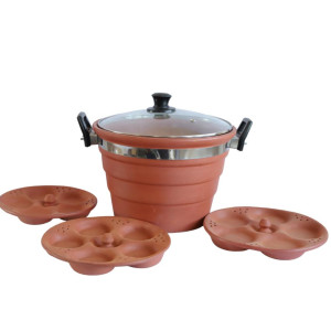 Clay Idli Maker (15 Idli At A Time)