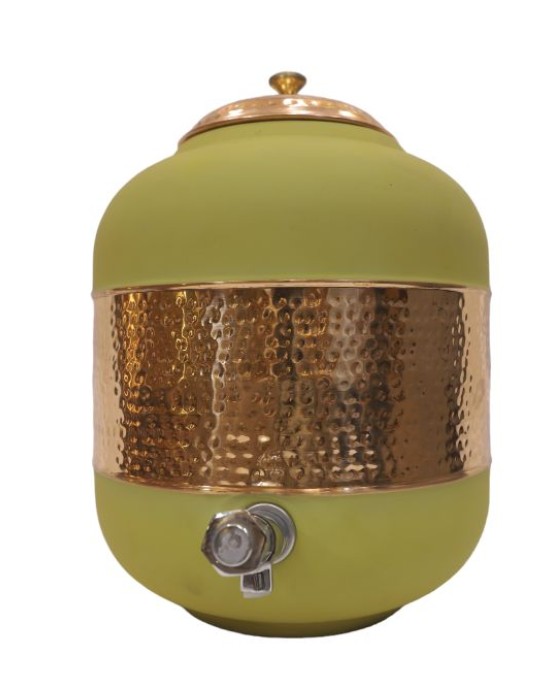 Copper Water Dispenser with Dual Tone Elegance