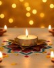 Brass & Copper Diya Tealight Set of 4