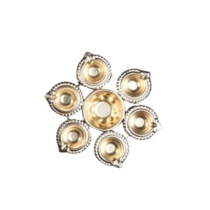 Diya Urli in Copper Polish – 7 Inch