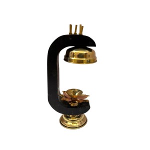 Handcrafted Wooden Diya & Agarbatti Stand