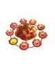 Floral Cut Urli - 11 inch