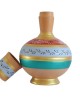Handmade Printed Clay Surahi With a Glass (4L)