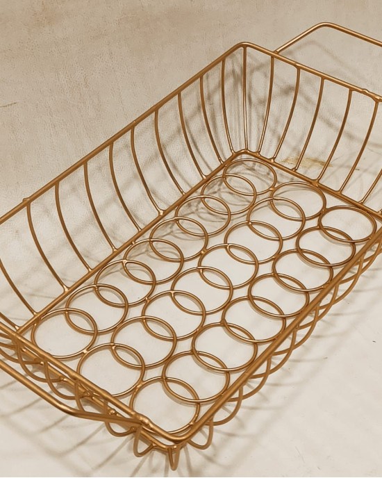 Metal Storage Basket - Large Size