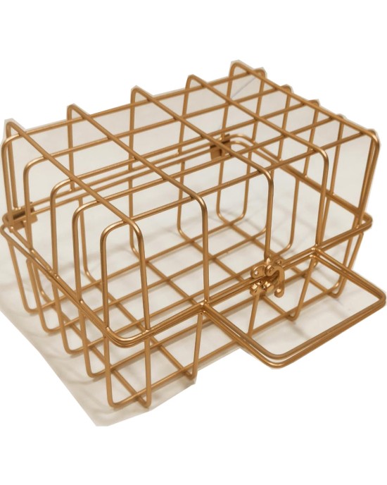 Metal Frame Fruit Basket - Stylish & Practical