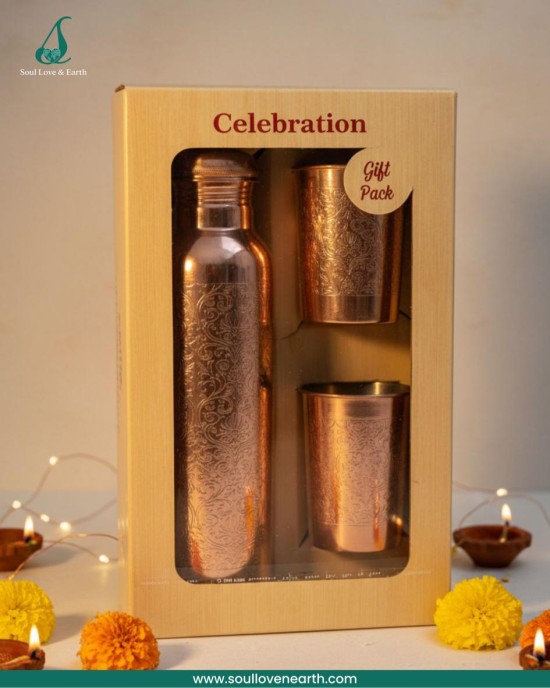 Natural Copper Gift Set