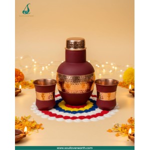 Red damru shape gift set