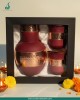 Red damru shape gift set
