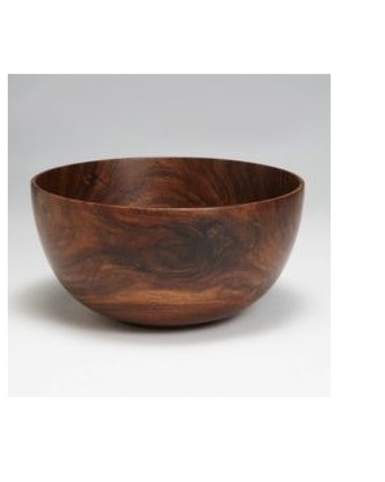 Walnut finish Salad Bowl
