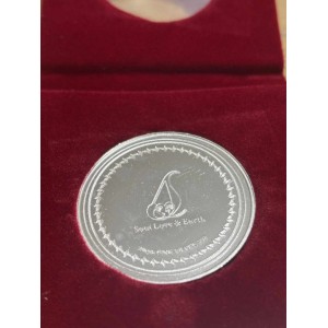 Silver Coin Laxmi Ganesh - 10 Gram