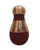 Antique pure copper bed side bottle middle hammer with inbuilt glass  (red)