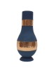 Antique pure copper bed side middle hammer design with inbuilt glass (Color- Blue , Material - Silk)