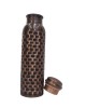 Antique pure copper bottle in alligator finish (1L)