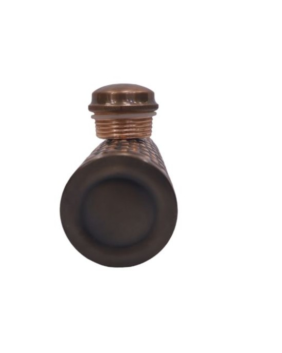 Antique pure copper bottle in alligator finish (1L)