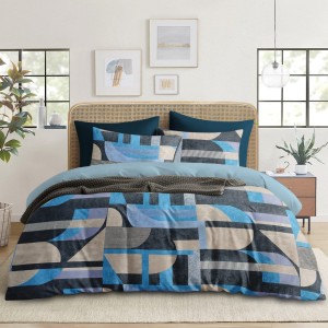Premium Quality Ultrasonic Comforter Set - Assorted Colors (1 Ultrasonic Comforter Double bed size , 2 Pillow Covers , 1 Flat Sheet: King bed size )