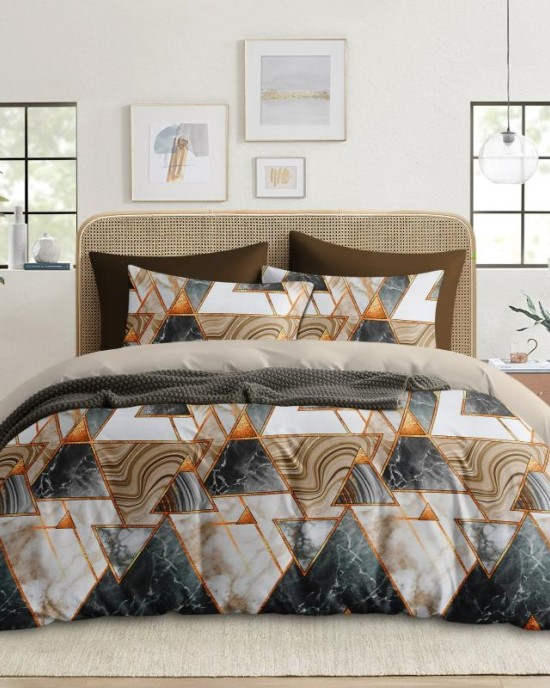 Premium Quality Ultrasonic Comforter Set - Assorted Colors (1 Ultrasonic Comforter Double bed size , 2 Pillow Covers , 1 Flat Sheet: King bed size )
