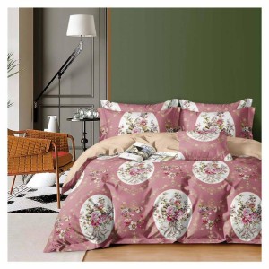 Premium Quality Ultrasonic Comforter Set - Assorted Colors (1 Ultrasonic Comforter Double bed size , 2 Pillow Covers , 1 Flat Sheet: King bed size )