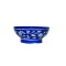 Blue Pottery Printed Bowl , (Size - L*B*H*D=11*11*4*4 Inch) , (Blue)
