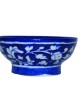 Blue Pottery Printed Bowl , (Size - L*B*H*D=11*11*4*4 Inch) , (Blue)