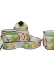 Ceramic Pickle Jar with Lid & Holding Tray (Set of 3)