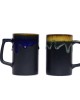 Ceramic coffee mugs set of 2 with handle (liquid flow , set of 2 360 ml )