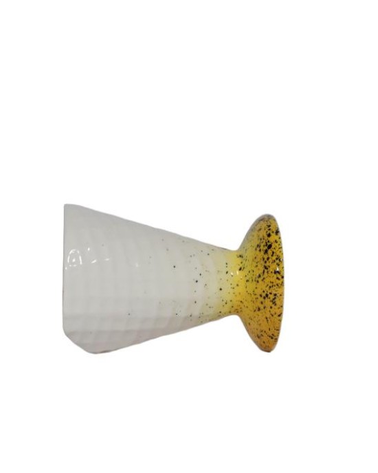 Ceramic cone shaped ice cream bowl (set of 6)