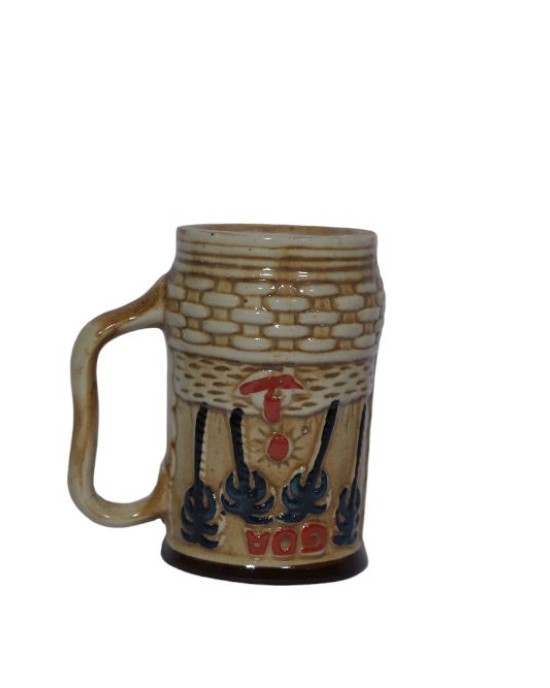 Ceramic designer cup goa edition (350 ml Set of 1)