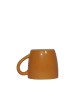 Ceramic Tea cup (orange , Set of 6,150 ml )