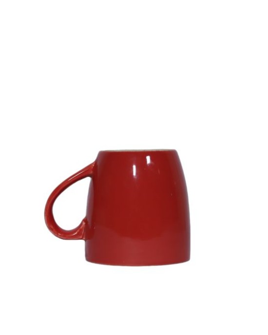 Ceramic Tea cup ( Red , set of 6 , 250 ml)
