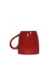 Ceramic Tea cup ( Red , set of 6 , 250 ml)