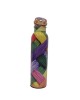 Copper Bottle with Colorful Wool Thread Design