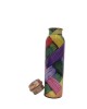 Copper Bottle with Colorful Wool Thread Design