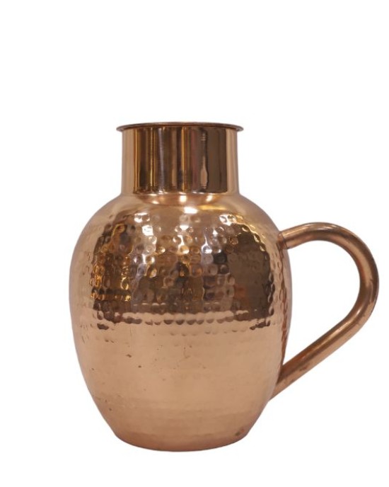 Copper Hammered Jug