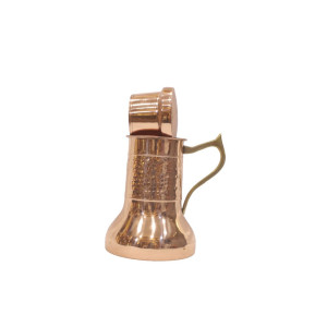 Copper Rounded Jug with Lid