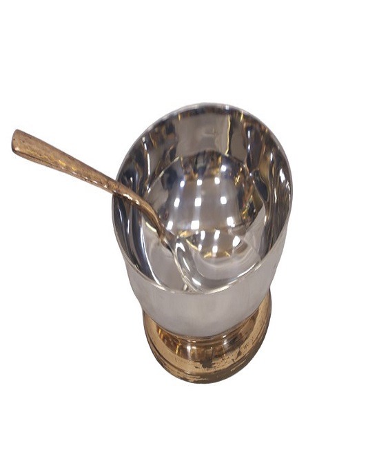 Copper Steel Ice Cream Bowl Cup