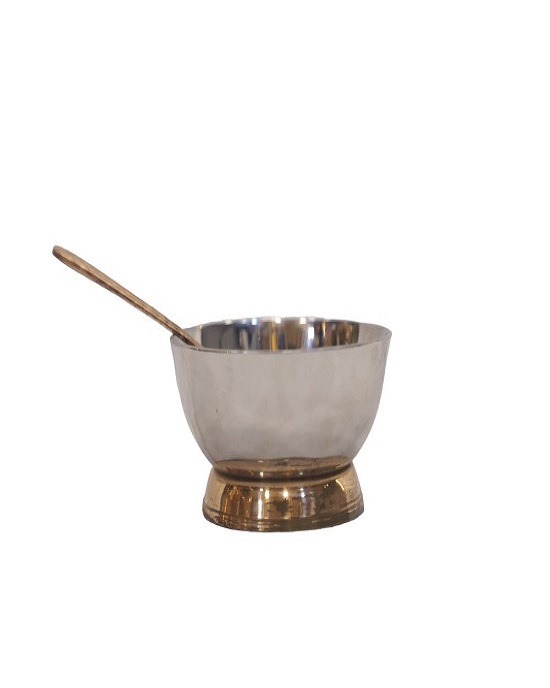 Copper Steel Ice Cream Bowl Cup