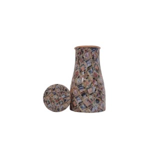 Copper Tumbler features Unique Stone design