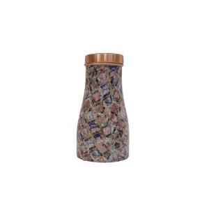 Copper Tumbler features Unique Stone design