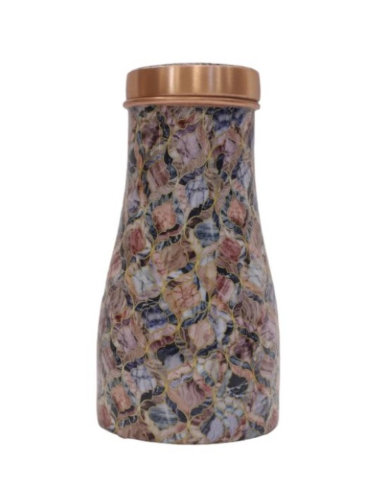 Copper Tumbler features Unique Stone design