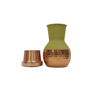Designer Copper Tumbler (Green)