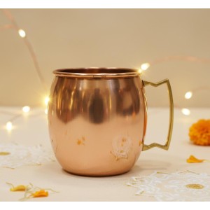 Pure Copper Cup – Handcrafted 300 ml Drinking Tumbler | Ayurvedic Health Benefits, Antique Finish