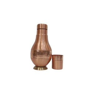 Copper Tumbler with Copper Glass Set