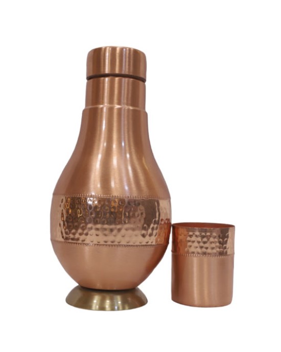 Copper Tumbler with Copper Glass Set