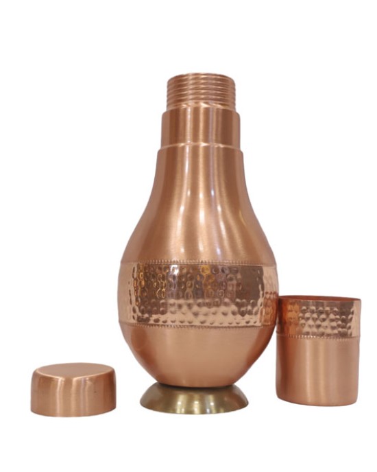 Copper Tumbler with Copper Glass Set