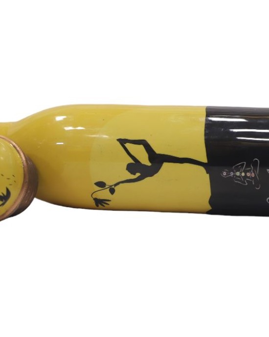 Designer Copper bottle : Dual tone Yellow