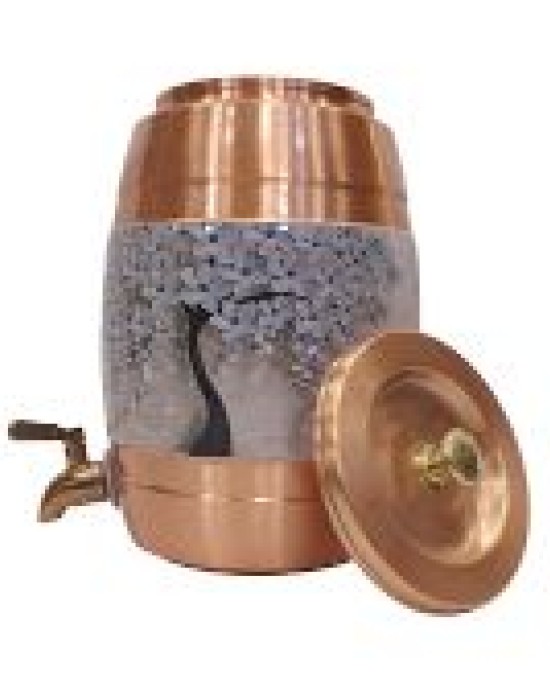 Designer Copper Water Dispenser with a Stunning Tree Design
