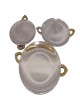 Food Serving Copper Plates Set