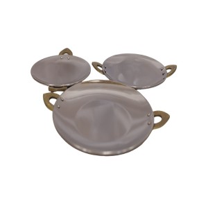 Food Serving Copper Plates Set
