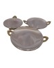 Food Serving Copper Plates Set