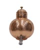 Hammerd pure copper matka pot with lid and tap water dispenser matka shape (12L)